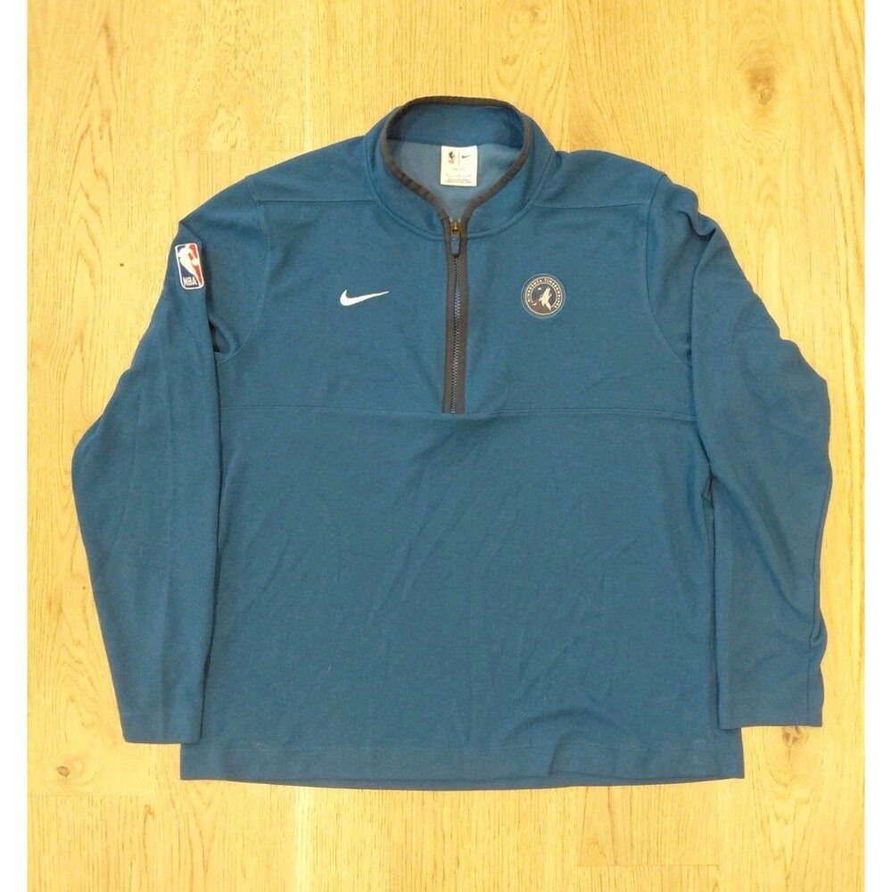 Nike Timberwolves 2024-25 Courtside Performance Quarter Zip Men's Size XL